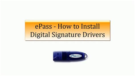 e pass smart card driver|Digital Signature Software & eToken Drivers.